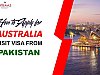How to Apply for Australia Visit Visa from Pakistan