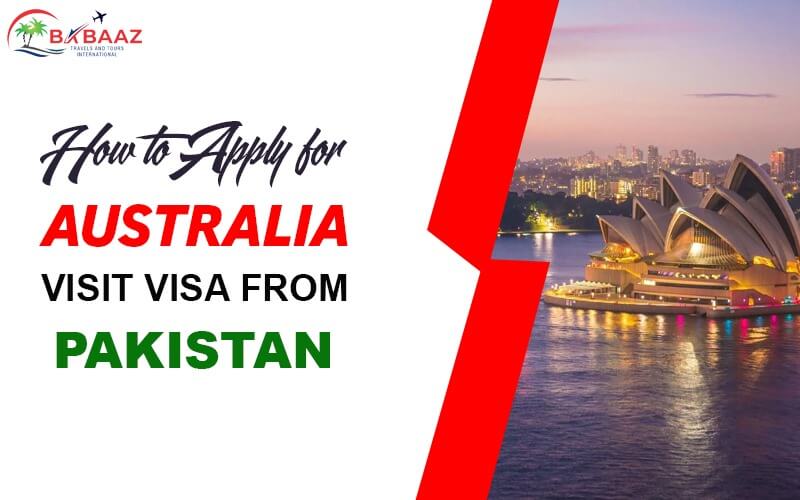 How to apply for australia visit visa from Pakistan
