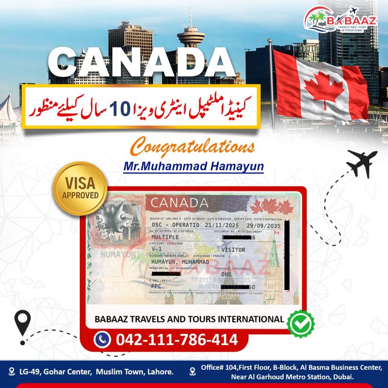 Babaaz Travels Canada Mr