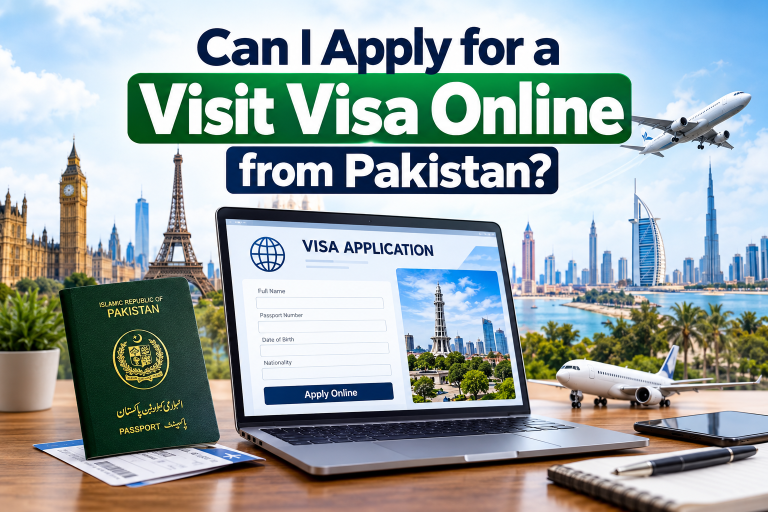 Applying Online for a Visit Visa from Pakistan