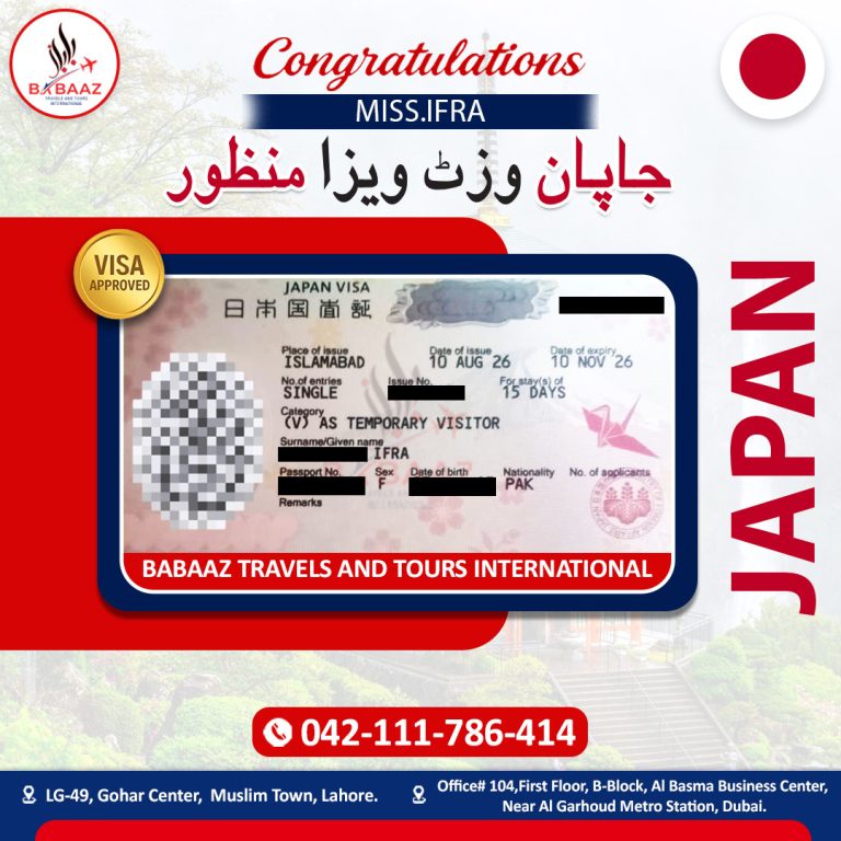 Babaaz Travels Japan Miss