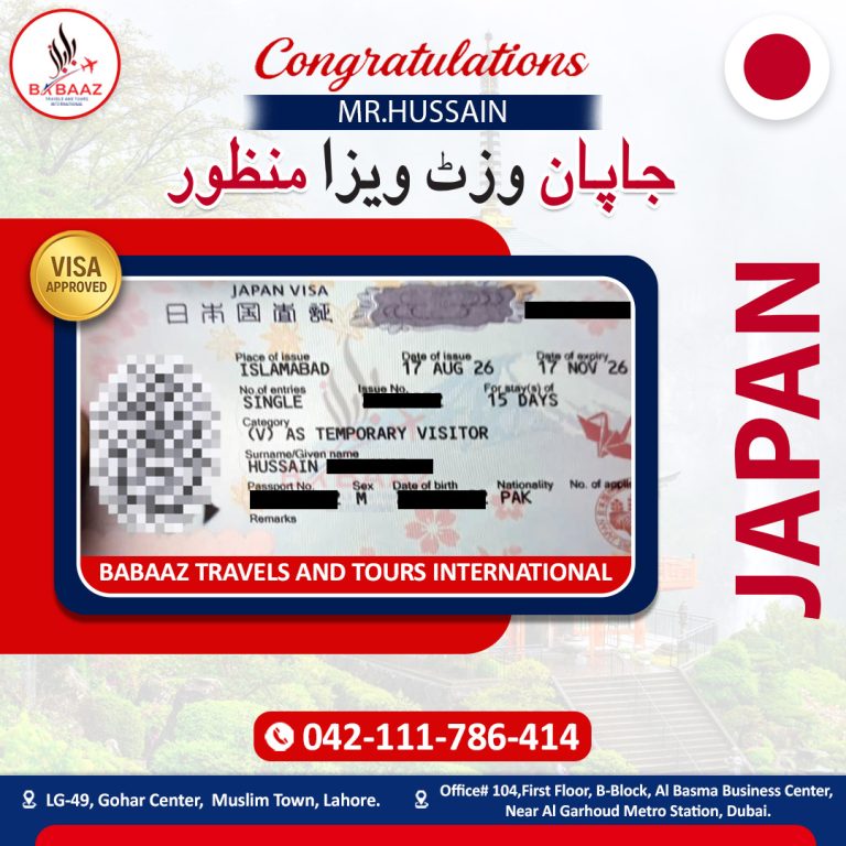 Babaaz Travels Japan Mr