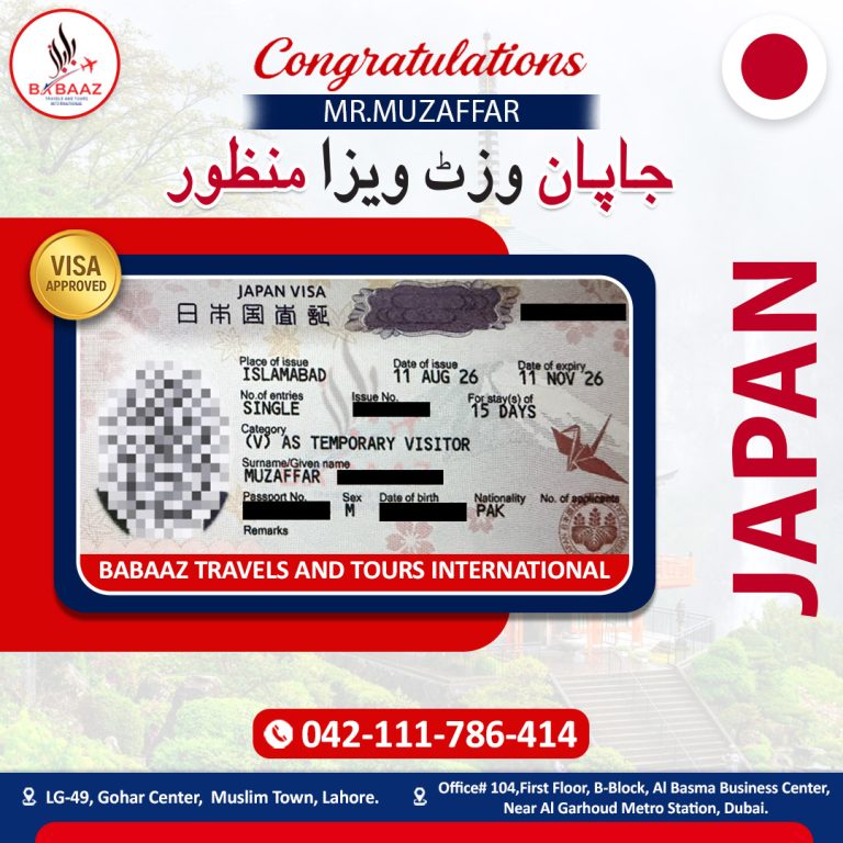 Babaaz Travels Japan Mr