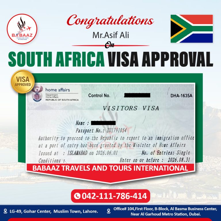 Babaaz Travels South Africa Mr Asif Ali fb post 05 june 2026