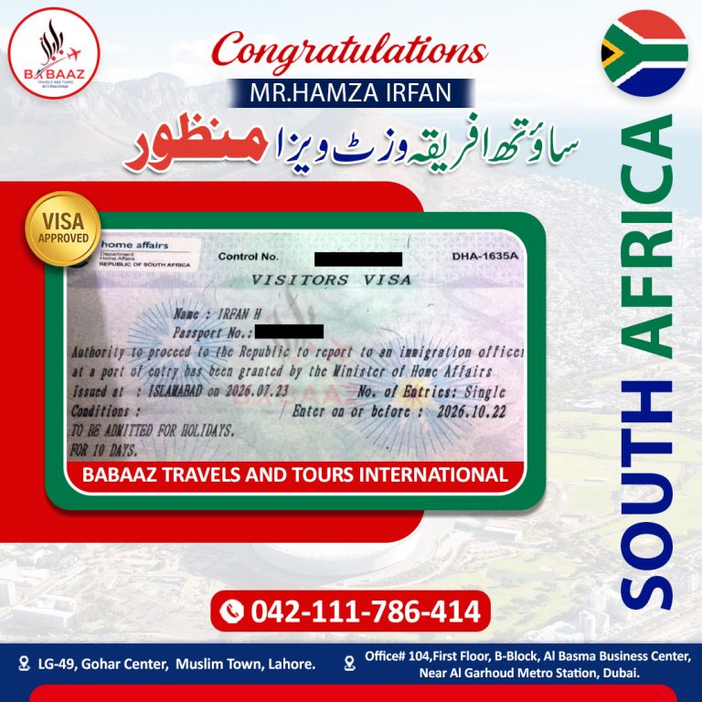 Babaaz Travels South africa Mr.MR